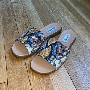 Steve Madden Snakeskin Multi-Color Sandals - Size 6.5